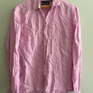 Saks Fifth Ave Linen Button Down